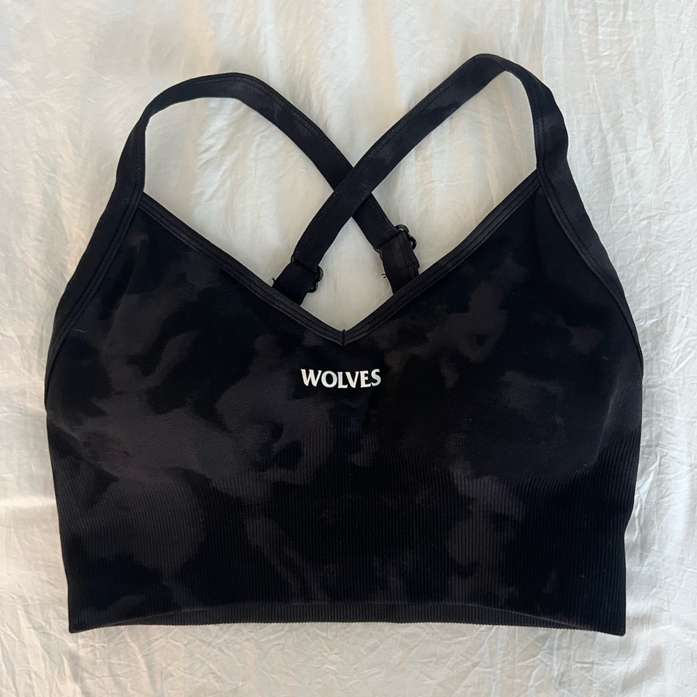 DARC SPORT Hardcore "Everson Seamless" Sierra Bra in Tonal in Black Jumbo Marble